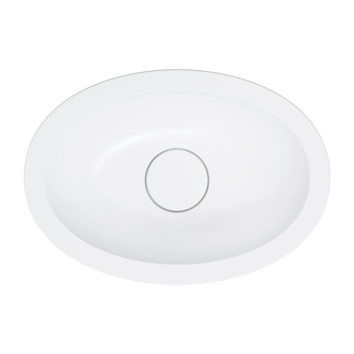 умивальник Omnires Shell 38х25 matt white (SHELL380UPBM)