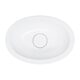умивальник Omnires Shell 38х25 matt white (SHELL380UPBM)