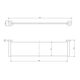 поличка Omnires Modern Project white matt (MP60930WM)