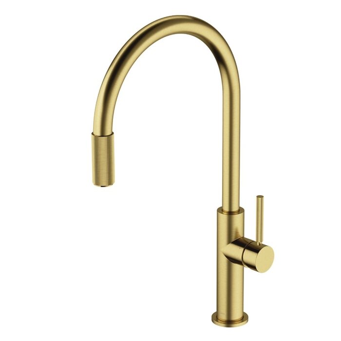 змішувач для кухні Omnires Switch з функцією фільтра для води, brushed brass (SW9057-FD1BSB)