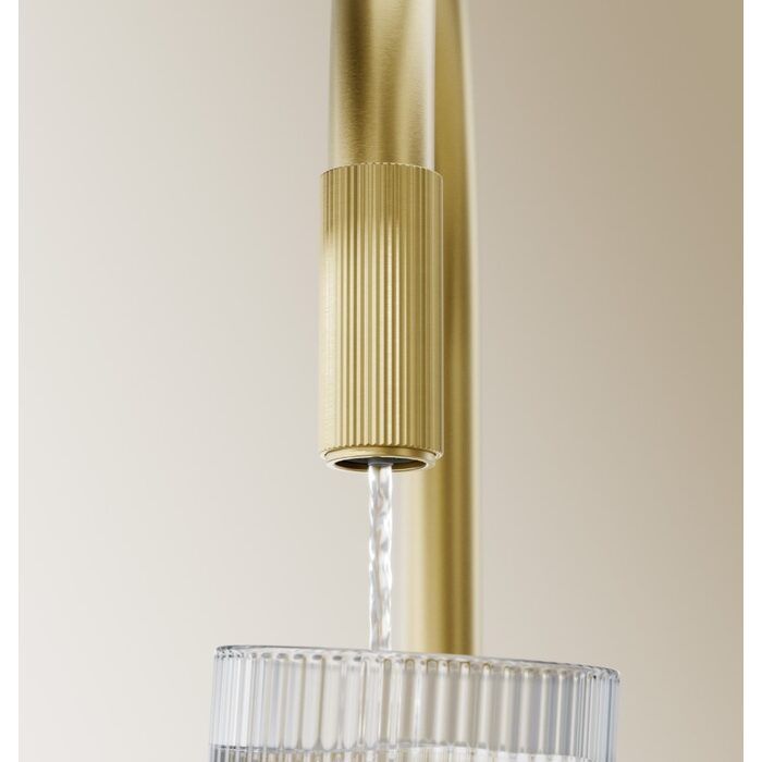 змішувач для кухні Omnires Switch з функцією фільтра для води, brushed brass (SW9057-FD1BSB)