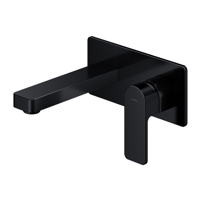 змішувач для умивальника Omnires Baretti прихованого монтажу, black mat( BA7815BL)