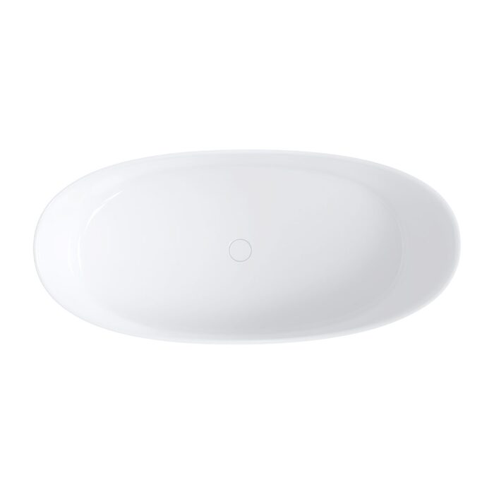 ванна кам'яна Omnires Neo 158x72 овальна white (NEO158SWWBP)