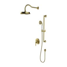 душова система прихованого монтажу Omnires Armance brushed brass (SYSAM20BSB)