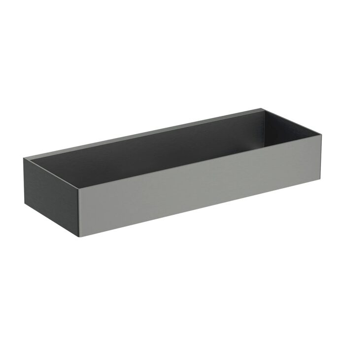 поличка Omnires Uni brushed graphite (UN10335GR)