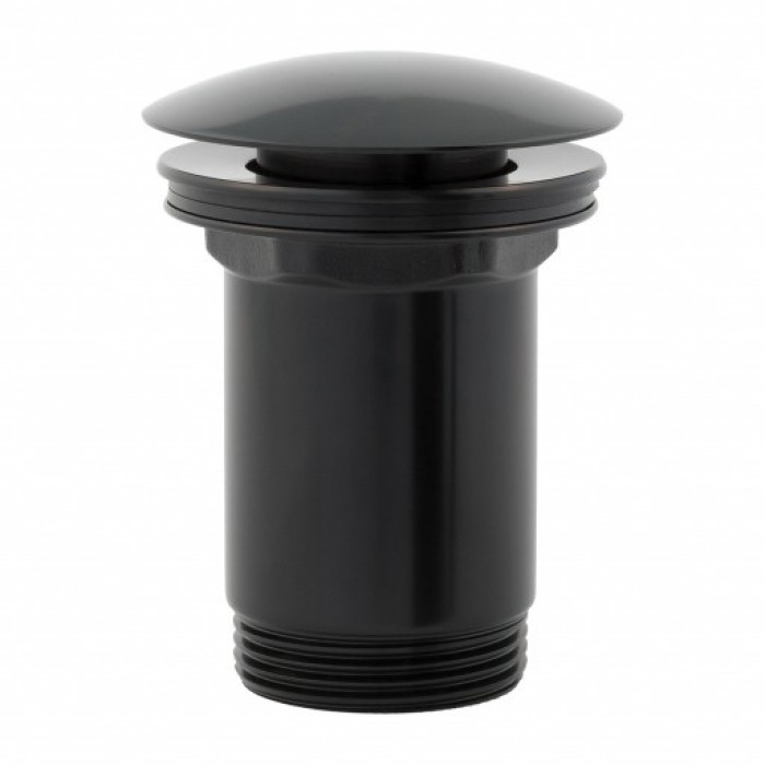 донний клапан Omnires click-clack black matt (A706BL)