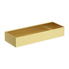 поличка Omnires Uni brushed brass (UN10335BSB)