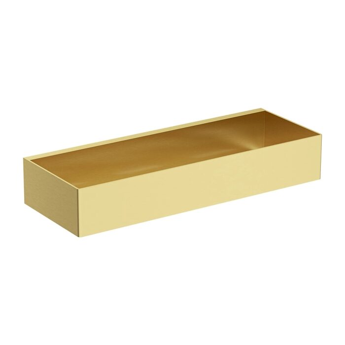 поличка Omnires Uni brushed brass (UN10335BSB)