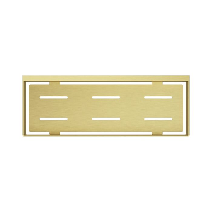 поличка Omnires Uni brushed brass (UN10335BSB)