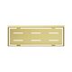поличка Omnires Uni brushed brass (UN10335BSB)