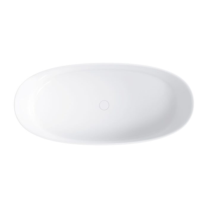 ванна кам'яна Omnires Neo 158x72 овальна white (NEO158WWBP)