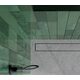 трап Omnires Lowfix для душу під плитку, 90 см, чорний (LOWFIX90TBL)