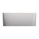 ванна кам'яна Omnires Valencia М+ 148x86 gloss white (VALENCIA148WPBP)