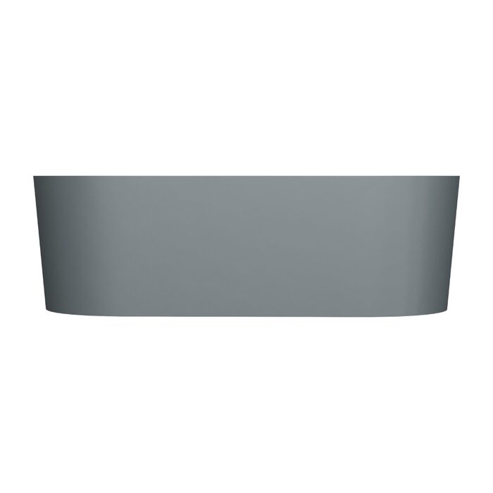 ванна кам'яна Omnires Ovo 160x75 овальна ash gray (OVOWWAG)
