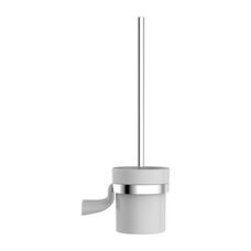 йорж для унітазу Omnires Saco chrome/white (SA54620CRB)