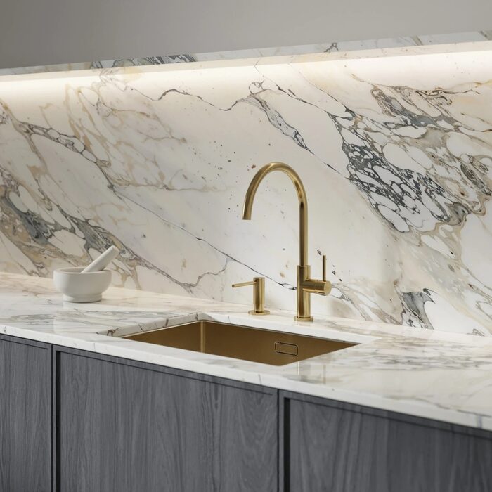 дозатор рідкого мила Omnires Modern Project brushed brass (MP60723BSB)
