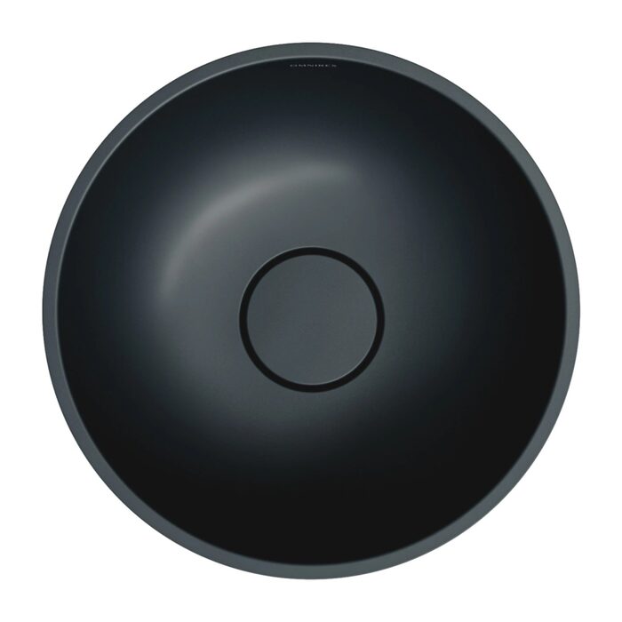 умивальник Omnires Shell 35 cm matt black lava (SHELL350UNBLV)