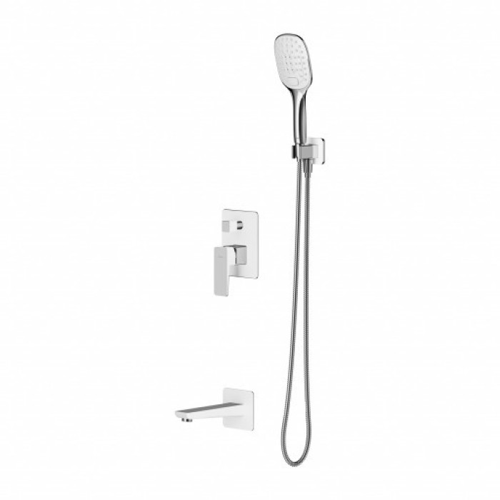 Душова система прихованого монтажу Omnires Parma chrome /white(SYSPMW01CRB)