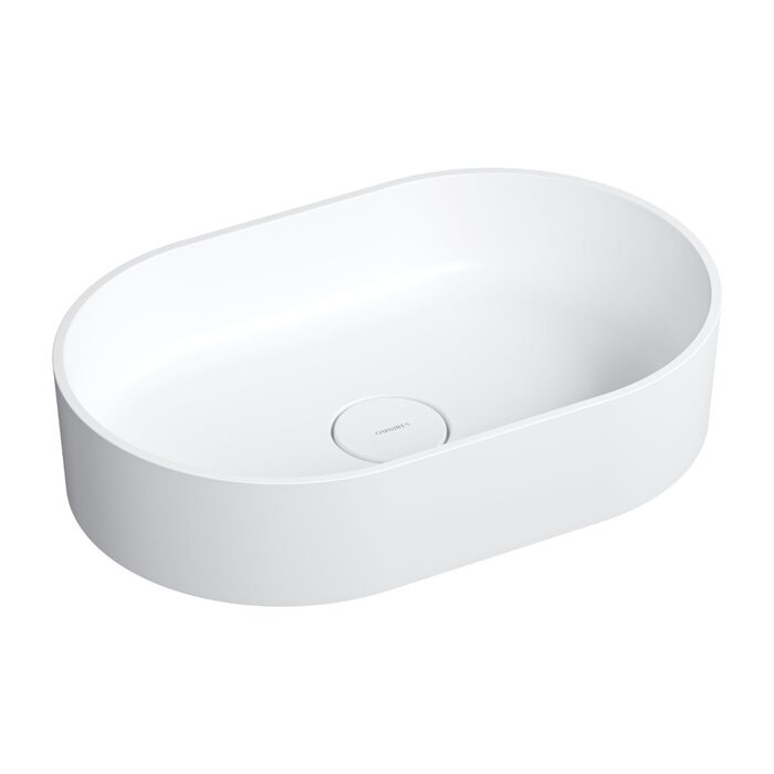 умивальник Omnires Ovo 55x36 white matt (OVOUNBM)