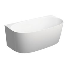 ванна кам'яна Omnires Valencia М+ 148x77 gloss white (VALENCIA148SWPBP)