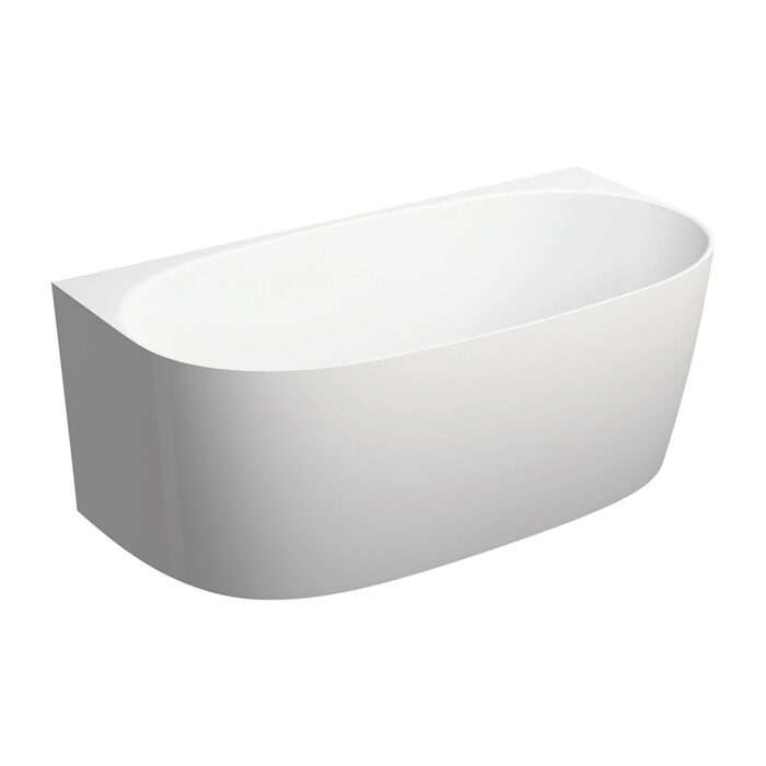 ванна кам'яна Omnires Valencia М+ 148x77 gloss white (VALENCIA148SWPBP)