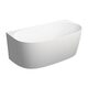 ванна кам'яна Omnires Valencia М+ 148x77 gloss white (VALENCIA148SWPBP)