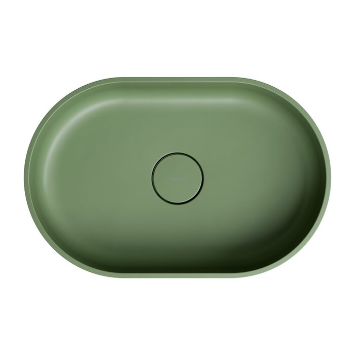 умивальник Omnires Ovo 55x36 olive (OVOUNOL)