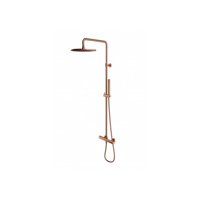 душова система з термостатом Omnires Y brushed copper (Y1244SUCPB)