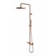 душова система з термостатом Omnires Y brushed copper (Y1244SUCPB)