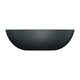 умивальник Omnires Shell 50х32 matt black lava (SHELL500UNBLV)