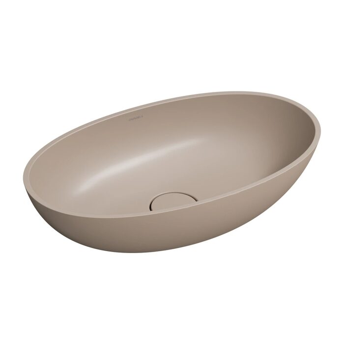 умивальник Omnires Shell 60х35 matt dune beige (SHELLUNDB)