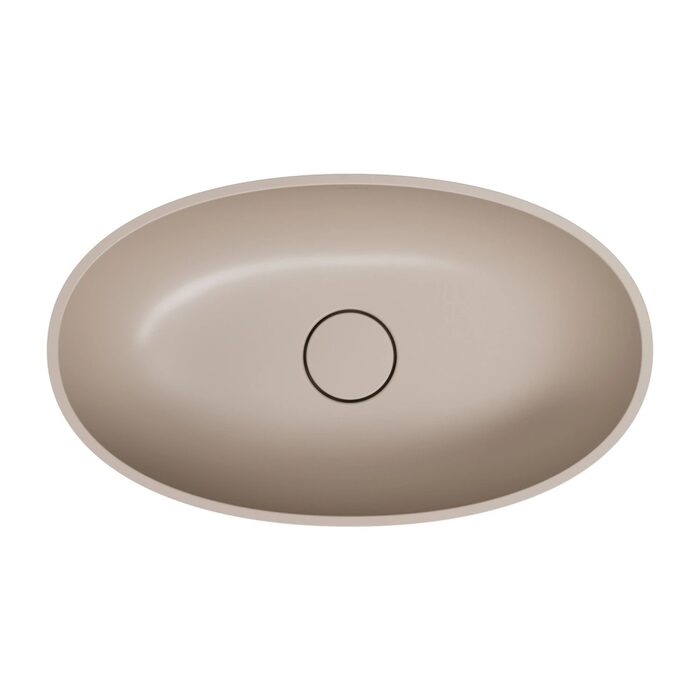 умивальник Omnires Shell 60х35 matt dune beige (SHELLUNDB)