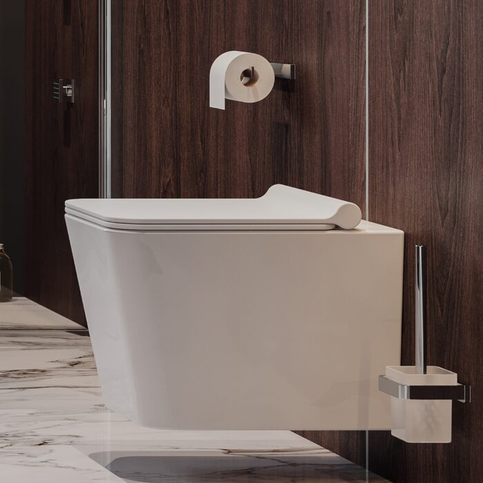 йоржик для унітазу Omnires Lugano chrome (LU30620CR)
