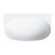 ванна кам'яна Omnires Valencia М+ 148x86 matt white (VALENCIA148WPBM)