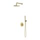 душова система прихованого монтажу Omnires Y brushed brass (SYSY35BSB)