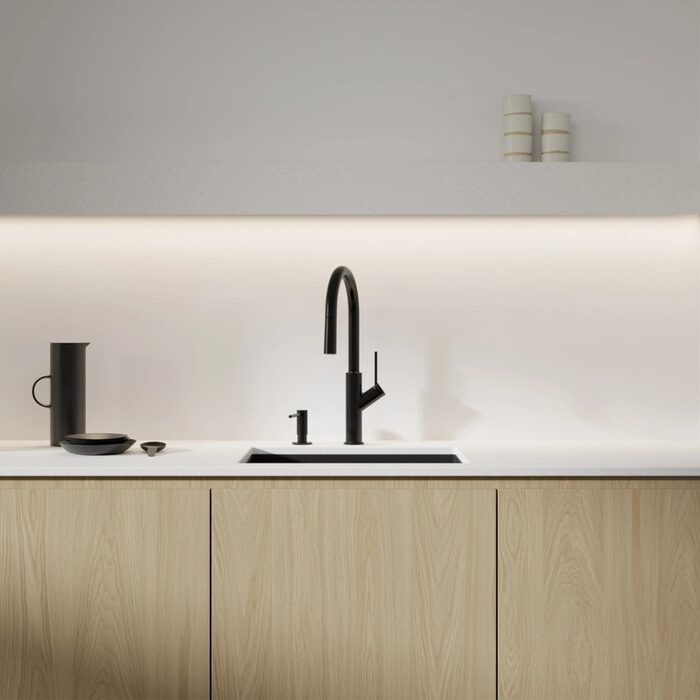 дозатор рідкого мила Omnires Modern Project semi-matt black (MP60723BL)