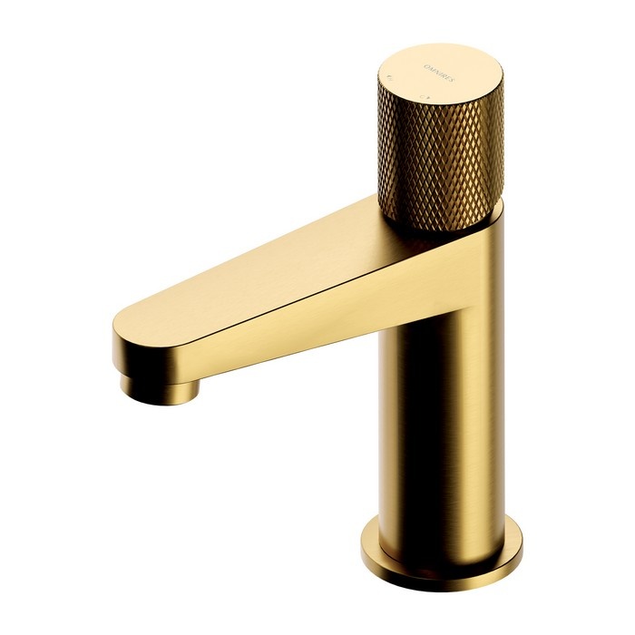 змішувач для умивальника Omnires Contour brushed gold (CT8010GLB)