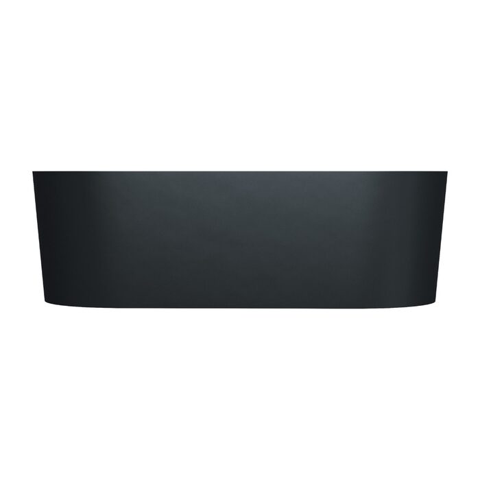 ванна кам'яна Omnires Ovo 160x75 овальна black lava (OVOWWBLV)