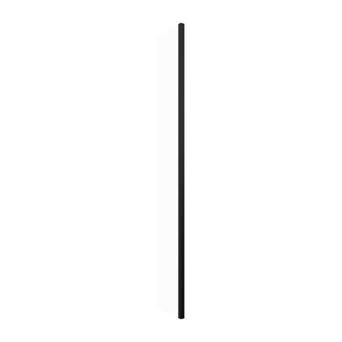 душова стінка Omnires Marina 30x200 см безпечне скло, black (DNR30XBLTR)
