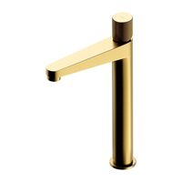 змішувач для умивальника Omnires Contour високий, brushed gold( CT8012GLB)