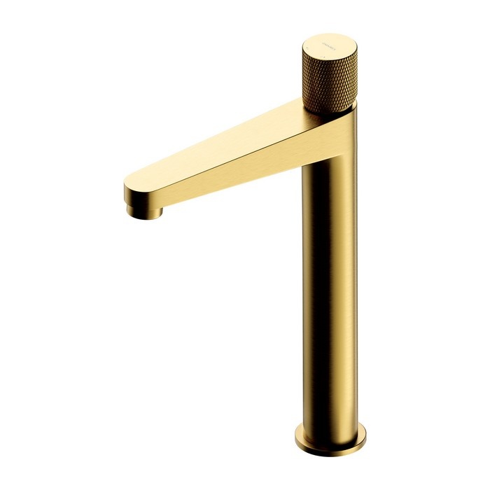 змішувач для умивальника Omnires Contour високий, brushed gold( CT8012GLB)