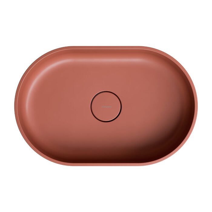 умивальник Omnires Ovo 55x36 terracotta (OVOUNTE)
