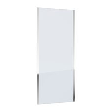 душова стінка Omnires Bronx 90x185см безпечне скло, хром (10P90CRTR)