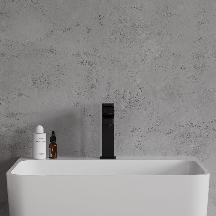 змішувач для умивальника Omnires Baretti black mat (BA7810BL)