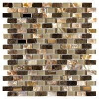 T-MOS Seashell Brown (15x30) Mozaico de Lux АРТ-Деко