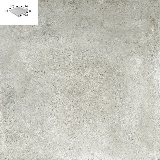 Urban Gris Peldano Redondo 297x330x14 mm 970032 PZ287