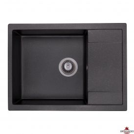 Кухонные мойки Мойка Linares Black Shine 675х495х200