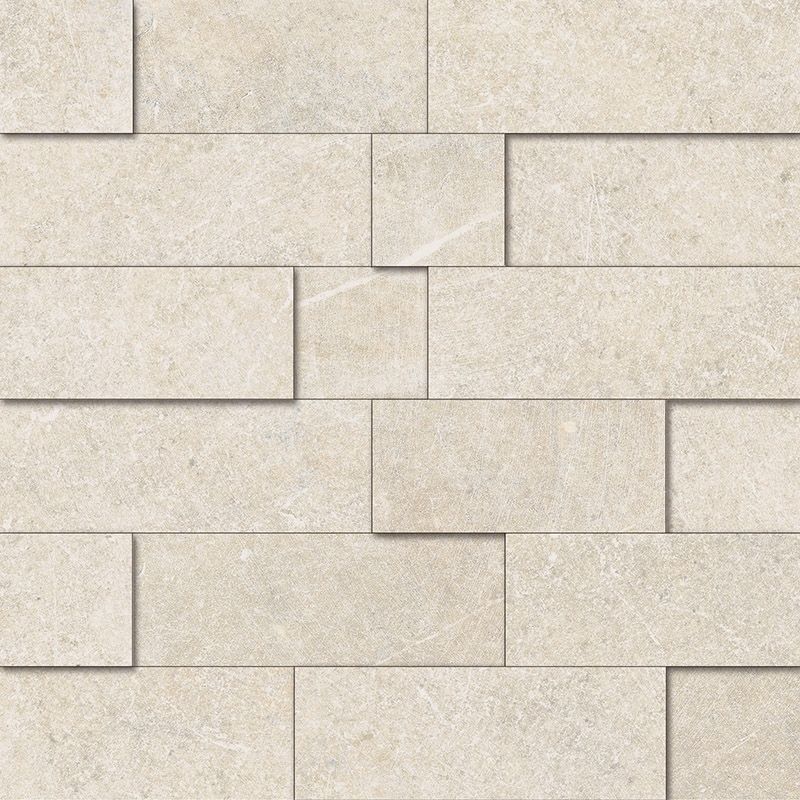Mosaico Limestone White 3D (Мозаико Лиместоне Вайт 3Д)