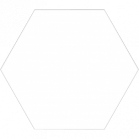 Hex solid white