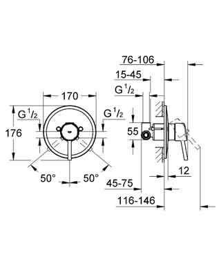 32213001 Concetto OHM set conc. shower